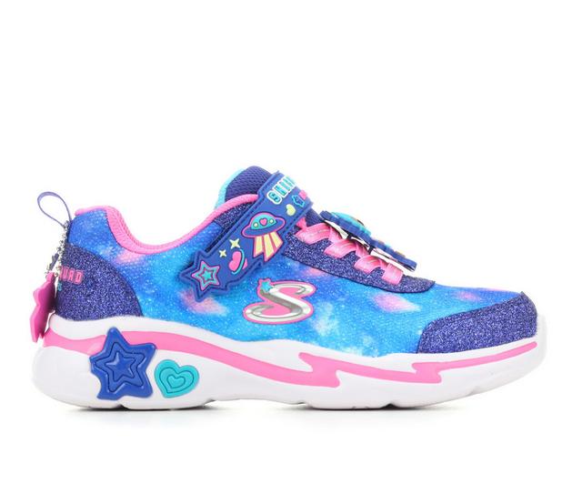 Girls' Skechers Little Kid & Big Kid Snuggle Sneaks Running Shoes in Nvy/Mlt Space color