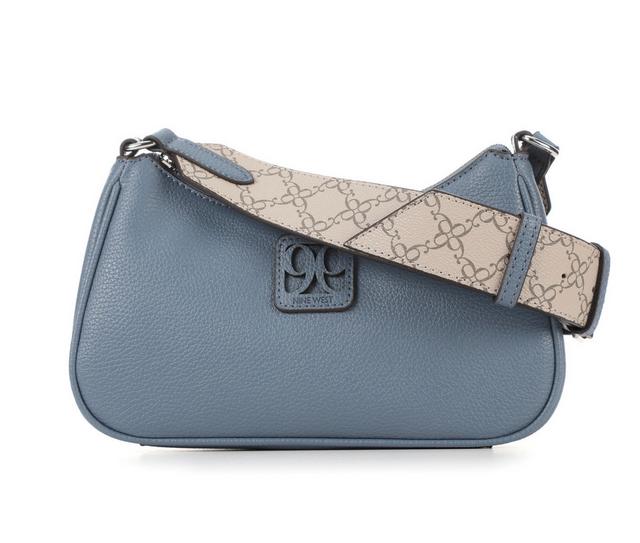 Nine West Cindi Crossbody Handbag in Steel Blue color