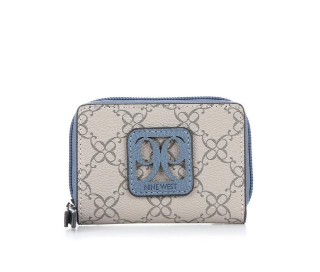 Nine West Cindi Zip Around Wallet in Cinder Logo Mul color