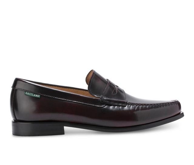 Men's Eastland Bristol Dress Loafers in Burgundy color