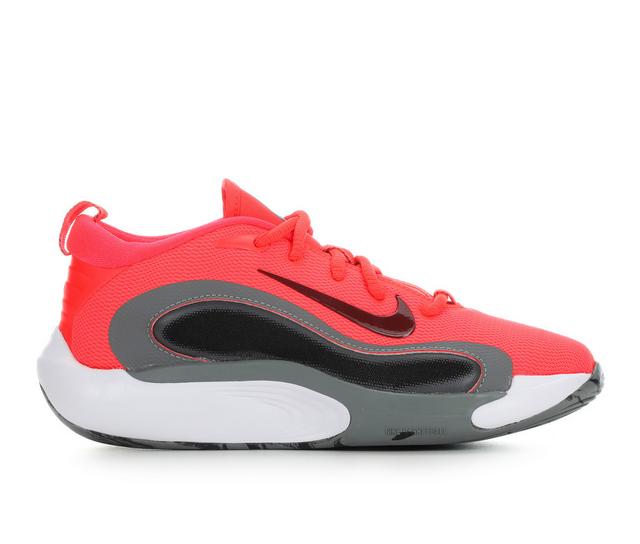 Boys' Nike Little Kid & Big Kid Isofly Basketball Shoes in Crmsn/Red/Gry color