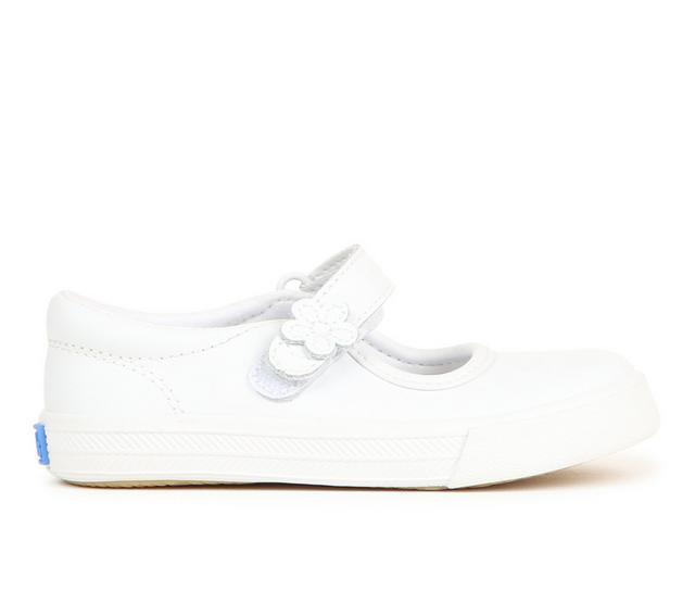 Girls' Keds Infant & Toddler & Little Kid Ella Mary Janes in White color