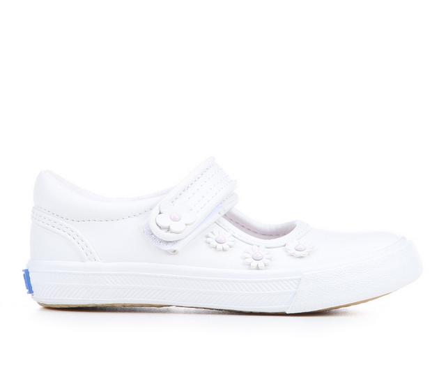 Girls' Keds Infant & Toddler & Little Kid Ella Mary Jane Flower Shoes in White color