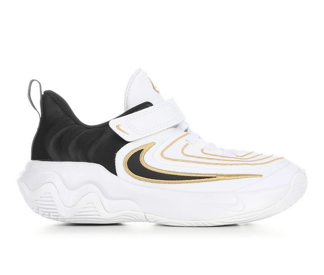 Boys' Nike Toddler & Little Kid Giannis Immortality Basketball Shoes in Wht/Blk/Gld color