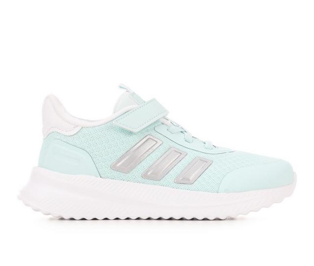 Girls' Adidas Little Kid X_Plrpath EL C Running Shoes in Mnt/Slv/Wht color