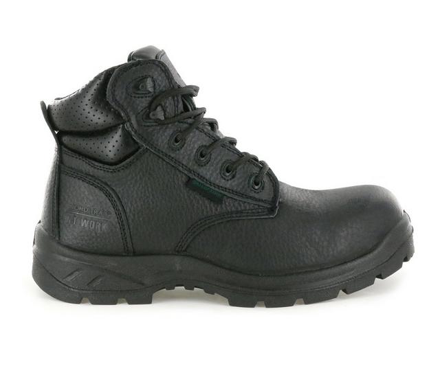 Men's Nord Trail Big Don Safety Toe Waterproof Leather Work Boot in Black color