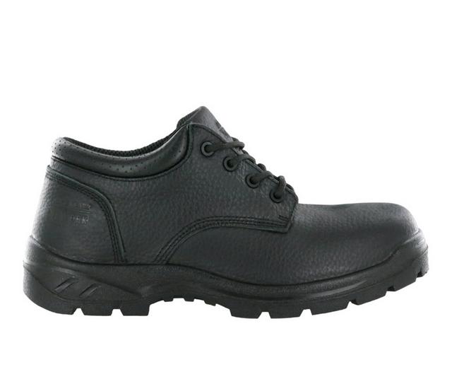 Men's Nord Trail Big Don Low Safety Toe Leather Work Shoe in Black color