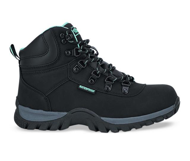 Women's Nord Trail Edge Hi-Top Waterproof Hiking Boot in Black/Mint color