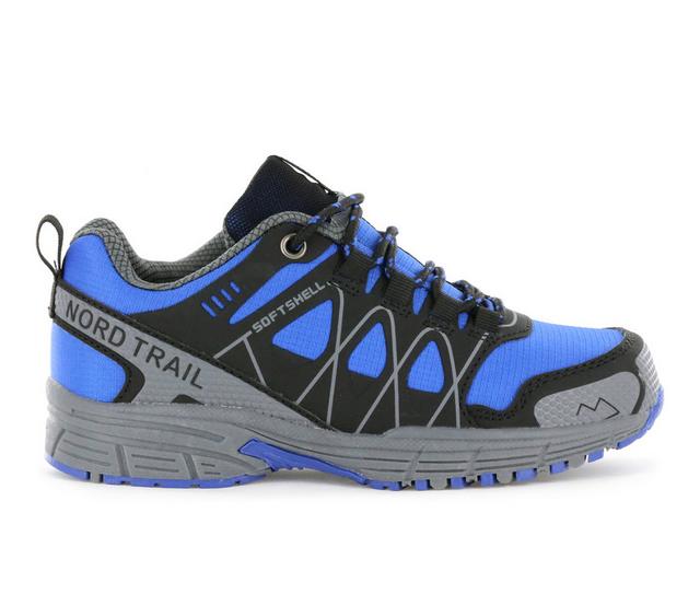 Boys' Nord Trail Little Kid & Big Kid Mt. Hood II Low Outdoor Casual Shoe in Royal Blue/Blk color