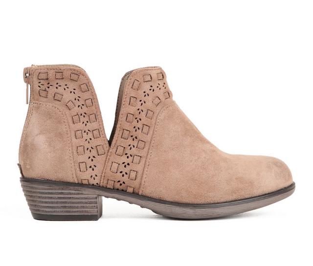 Girls' Pierre Dumas Little Kid & Big Kid Kenzie-8 Boots in Taupe color