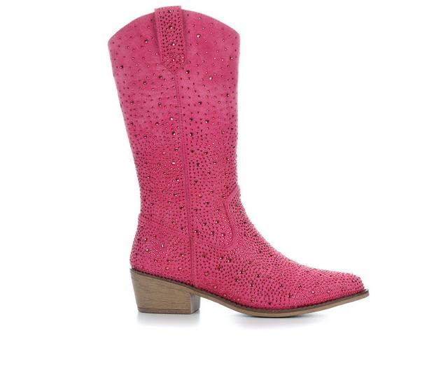 Girls' Pierre Dumas Wilder 38 Western Boots in Fuchsia color