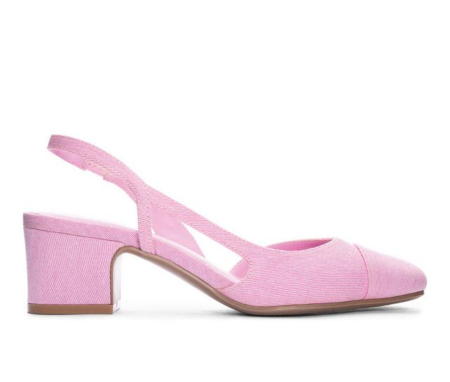 Women's Chinese Laundry Rozie Slingback Pumps in Pink color