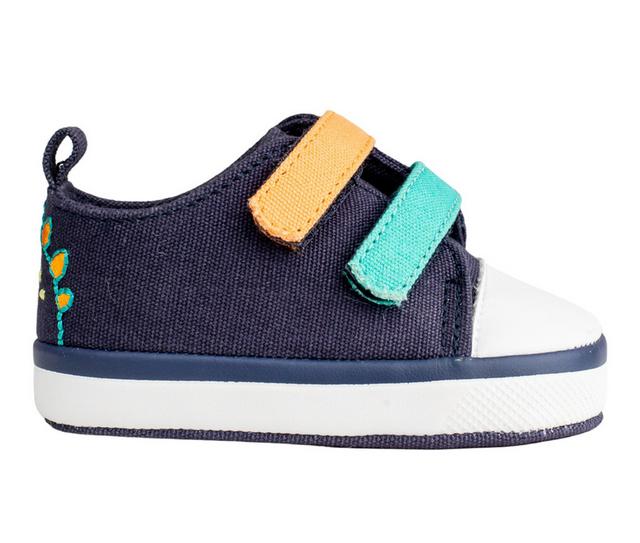Boys' Baby Deer Infant Shawn Crib Shoes in Navy color