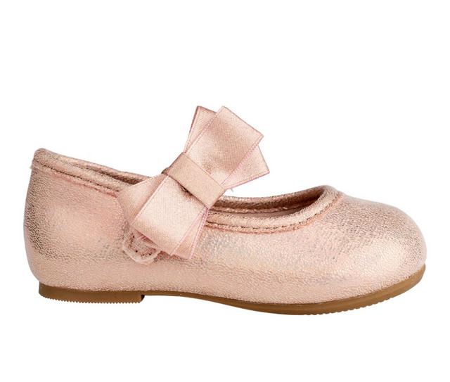 Girls' Baby Deer Infant & Toddler Trina Crib Shoes in Rose Gold color