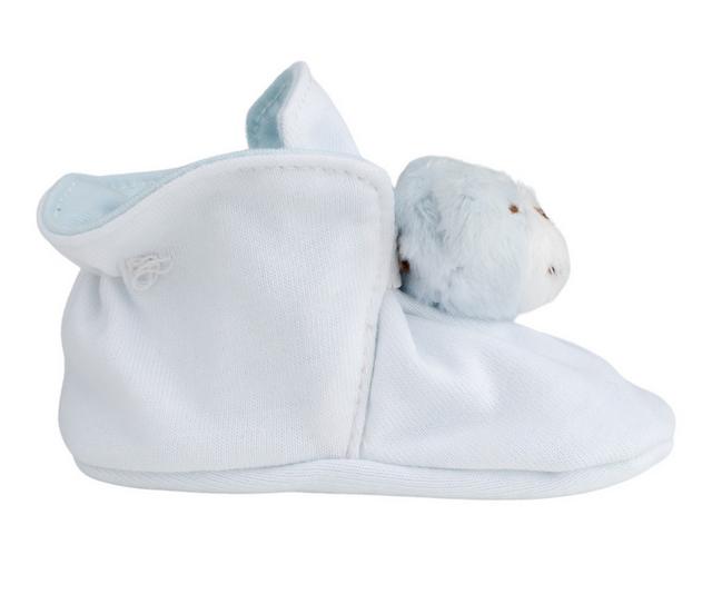 Kids' Baby Deer Teddy Newborn Crib Shoes in Blue color