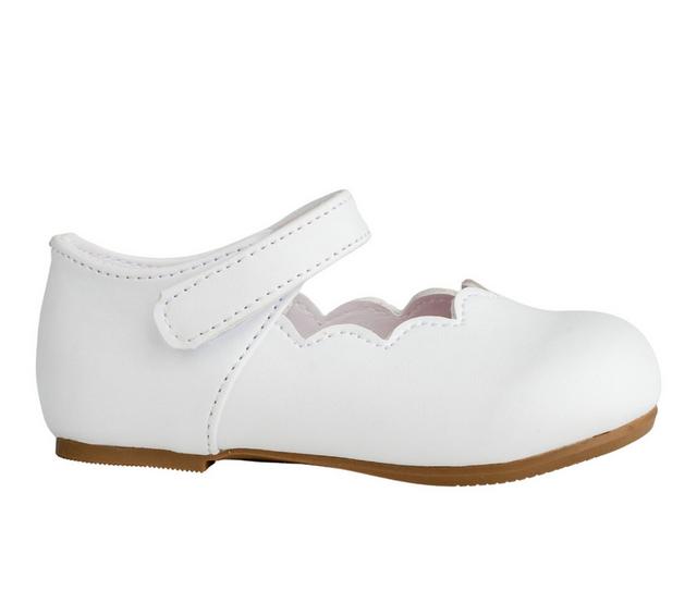 Girls' Baby Deer Toddler & Little Kid Portia Crib Shoes in White color
