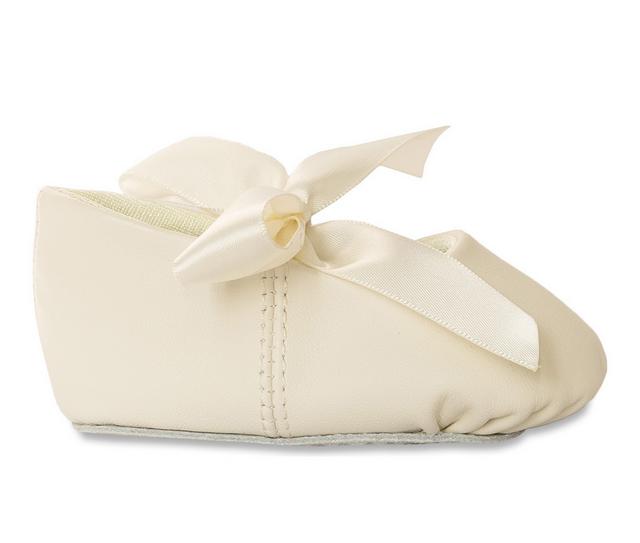 Girls' Baby Deer Infant Sabrina Crib Shoes in Ivory color