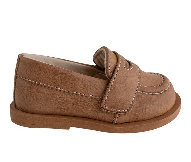 Boys' Baby Deer Infant, Toddler & Little Kid Anthony Penny Loafers in Brown color