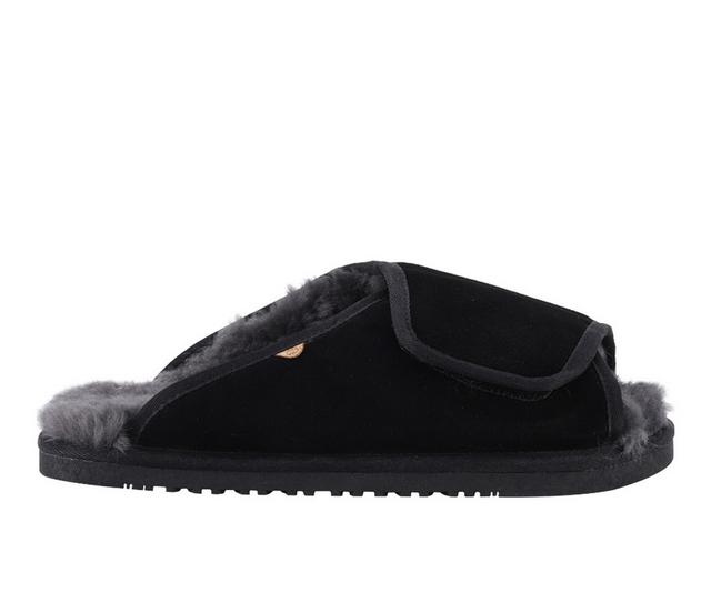 Lamo Footwear APMA Slide Wrap Mens Slippers in Black color