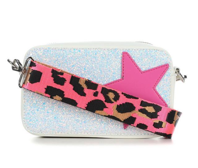 VINTAGE HAVANA Mini Meme Handbag in Pnk Glitter Mix color