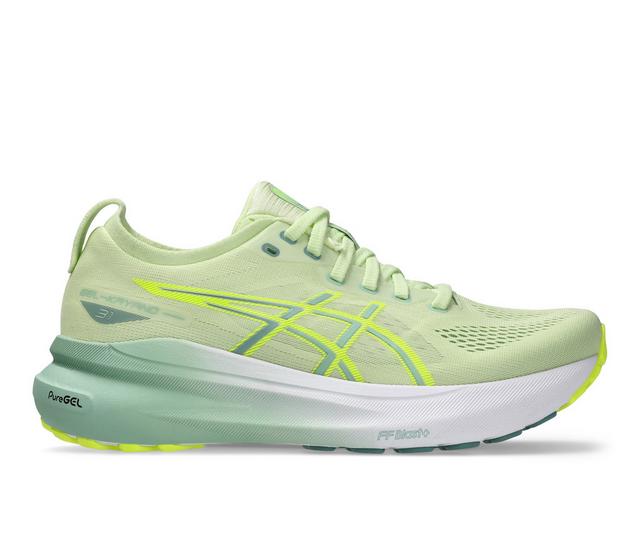 Women's ASICS Gel Kayano 31 Running Shoes in Sage color