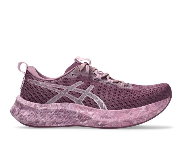Women's ASICS Noosa Tri 16 Running Shoes in Purple color