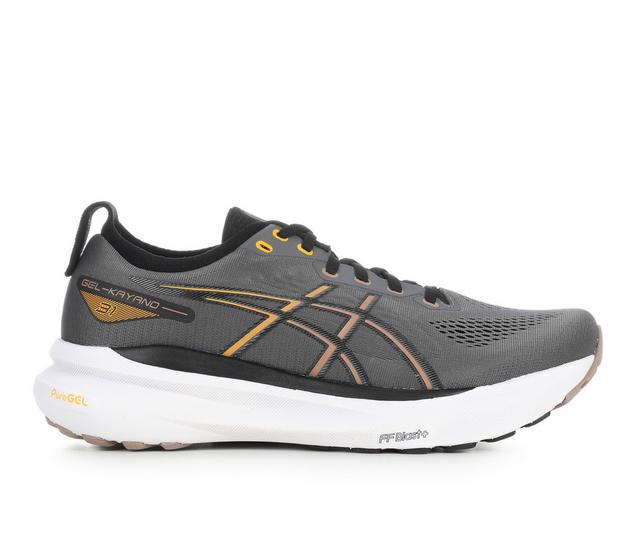 Men's ASICS Gel Kayano 31 Running Shoes in Carbon Grey color