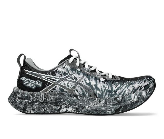 Men's ASICS Noosa Tri 16 Running Shoes in Black/White color