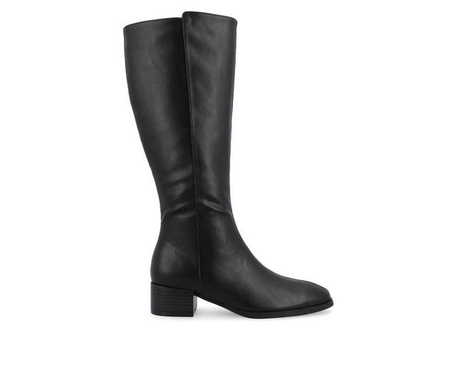 Women's Journee Collection Devri Knee High Boots in Black color