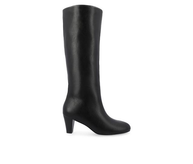 Women's Journee Collection Jovey Knee High Boots in Black color