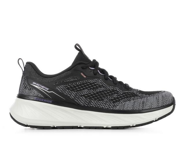 Women's Skechers 150471 Edge Ride Sneakers in Black/Lav/Wht color