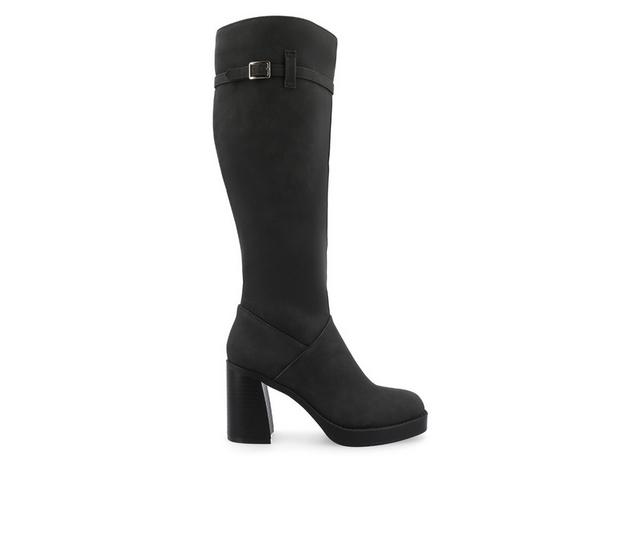 Women's Journee Collection Letice Knee High Boots in Black color