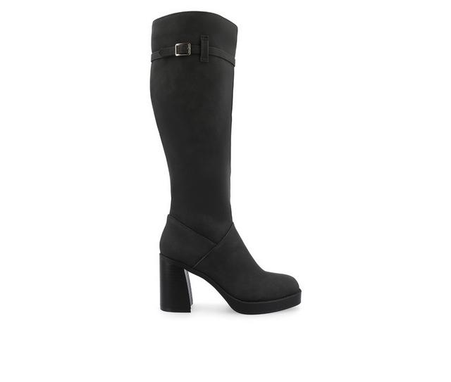 Women's Journee Collection Letice Wide Width Wide Calf Knee High Boots in Black Wide color