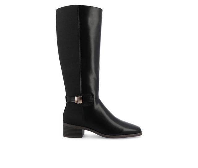 Women's Journee Collection Londyn Wide Width Wide Calf Knee High Boots in Black Wide color