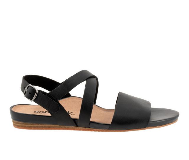 Women's Softwalk Cali Sandals in Black color