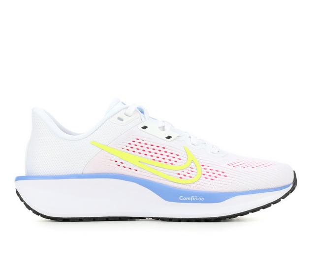 Women's Nike Quest 6 Running Shoes in Wh/Vlt/Pk color