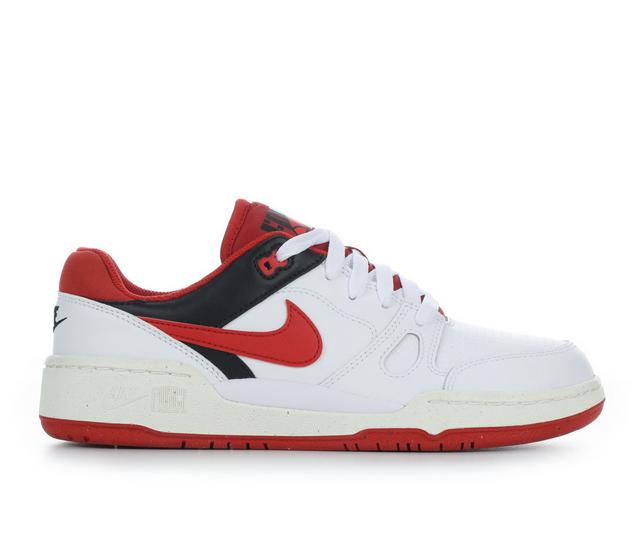 Kids' Nike Big Kid Full Force Sneakers in White/Red color