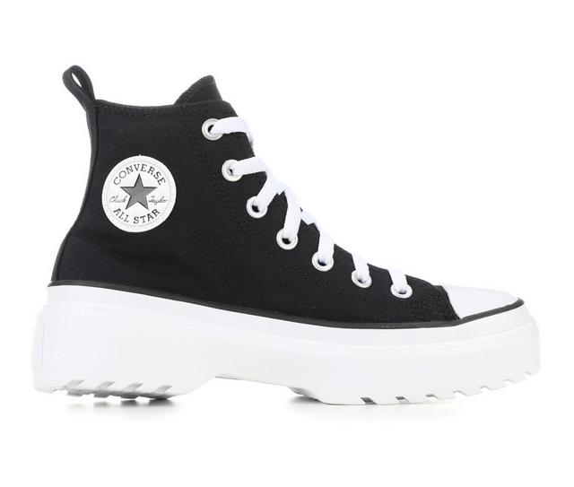 Girls' Converse Chuck Taylor All Star Lug Lift GSG Sneakers in Black/White color