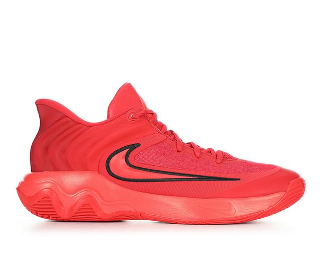 Men's Nike Giannis Immortality 4 Basketball Shoes in Red/ Red color