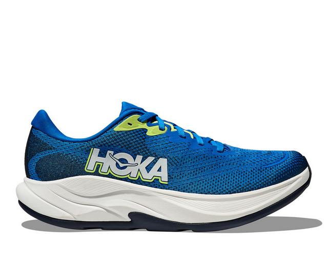 Men's Hoka Rincon 4 Running Shoes in Cobalt/Navy color