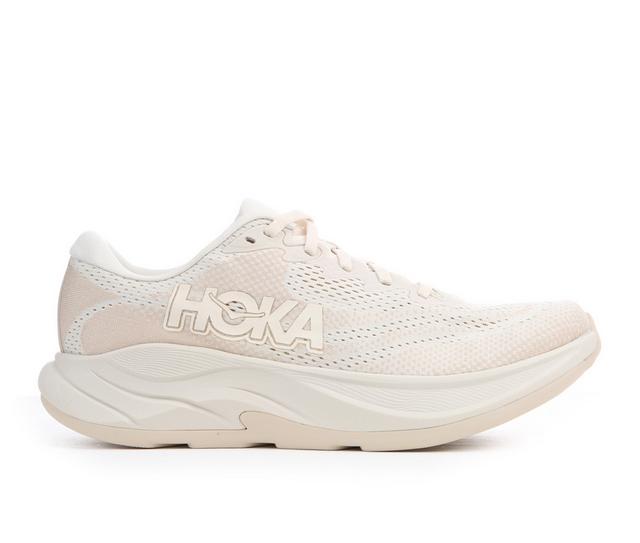 Men's Hoka Rincon 4 Running Shoes in Oatmeal color
