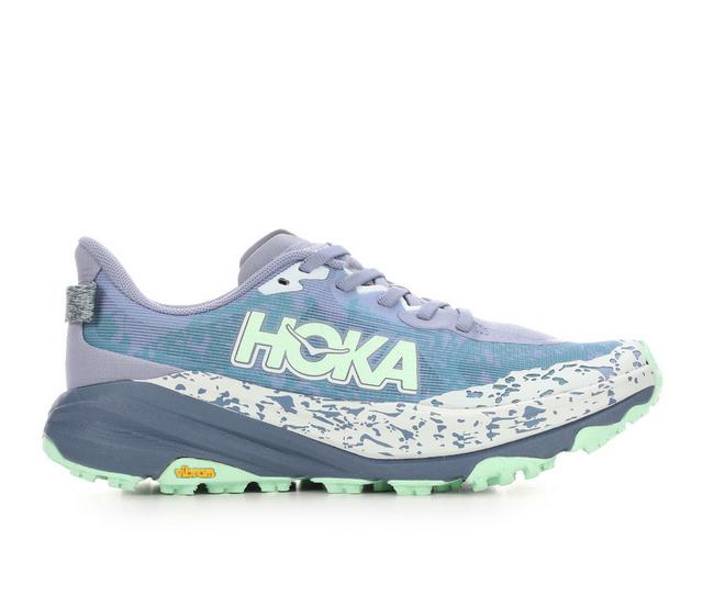 Women's Hoka Speedgoat 6 Trail Running Shoes in Moonlight color