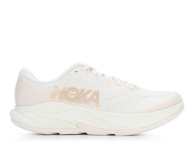 Women's Hoka Rincon 4 Running Shoes in Vanilla Birch color
