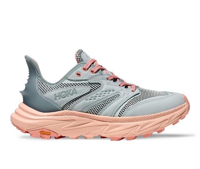 Women's Hoka Anacapa 2 Freedom Trail Running Shoes in Dawn/Vanilla color