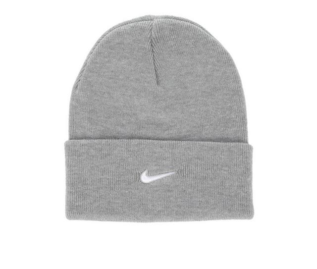 Nike Unisex Peak Swoosh Beanie in Dark Grey color