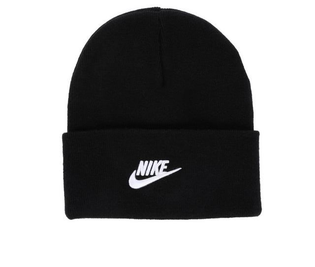 Nike Youth Peak Futura Beanie in Black/White color