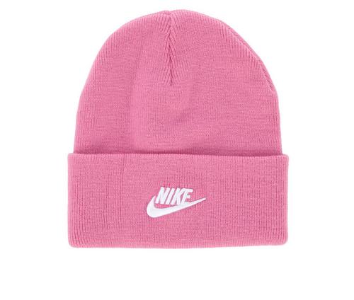 Nike Youth Peak Futura Beanie in Flamingo color