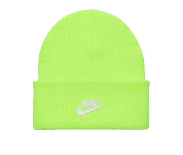 Nike Youth Peak Futura Beanie in Volt color