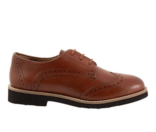 Women's Softwalk Willet Oxfords in Luggage color