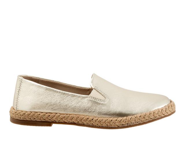 Women's Trotters Poppy Espadrille Loafers in Champagne color